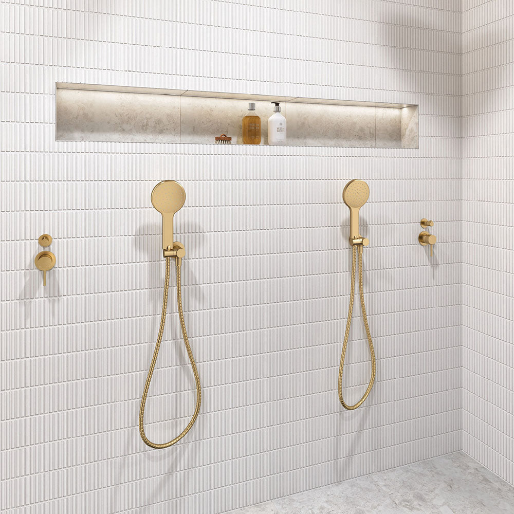 Fienza Kaya/Hustle Hand Shower Round Plate, Urban Brass