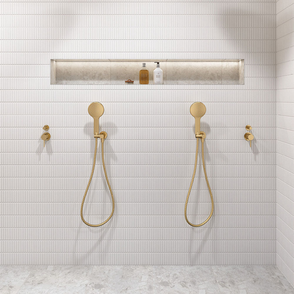 Fienza Kaya/Hustle Hand Shower Round Plate, Urban Brass