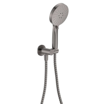 Fienza Empire Slim Hand Shower Round Plate, Gun Metal