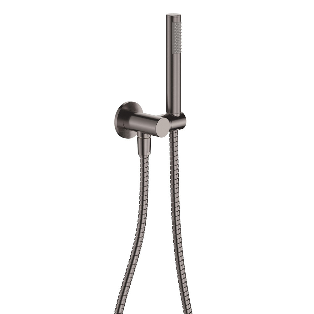 Fienza Kaya Slimline Hand Shower Round Plate, Gun Metal