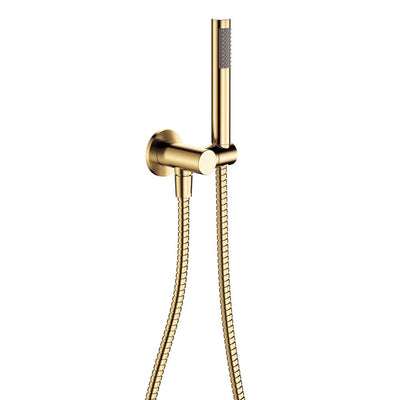 Fienza Kaya/Hustle Slimline Hand Shower Round Plate, Urban Brass