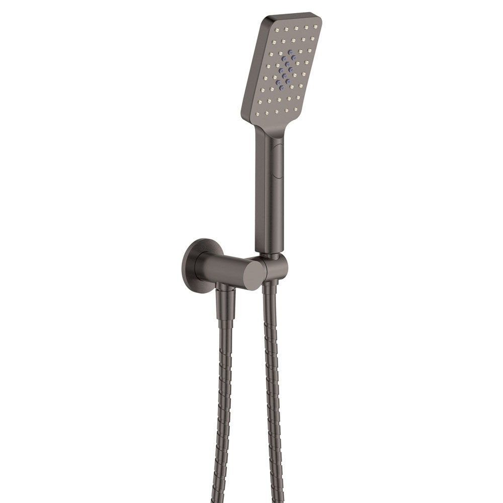 Fienza Tono Hand Shower Round Plate, Gun Metal