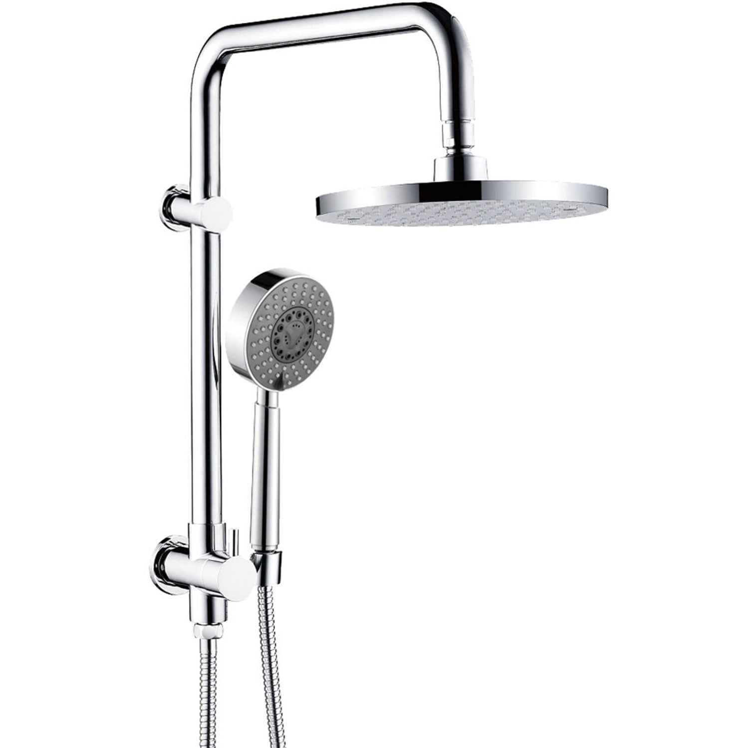 Fienza Isabella Twin Half Rail Shower, Chrome