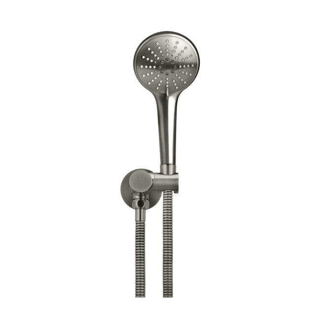 Meir Round Hand Shower on Swivel Bracket, Shadow