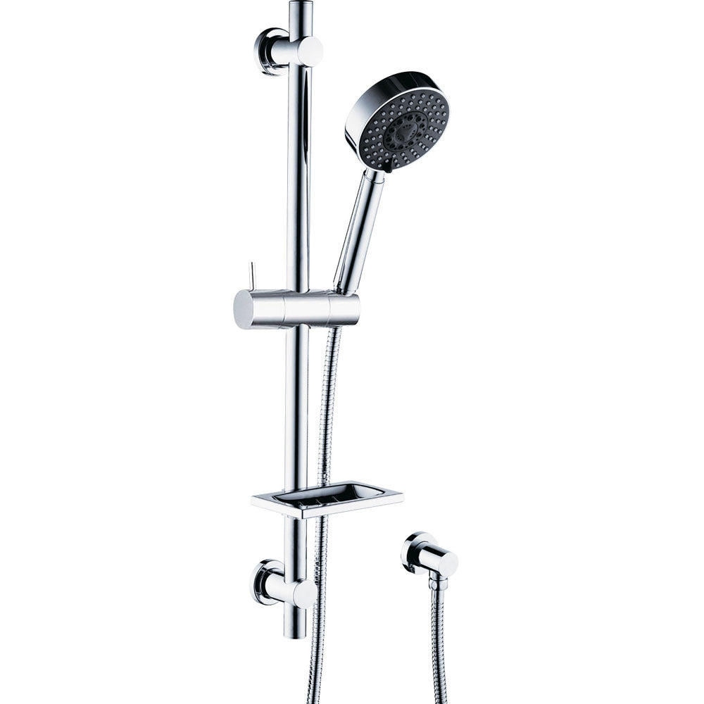 Fienza Stella Rail Shower With Soap Dish, Chrome