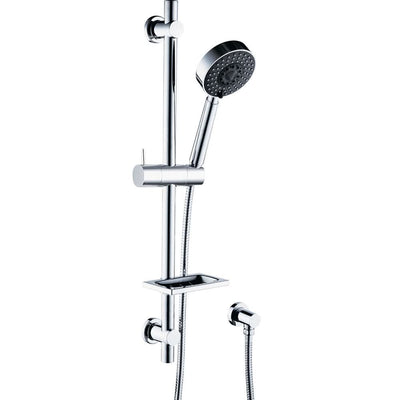 Fienza Stella Rail Shower With Soap Dish, Chrome
