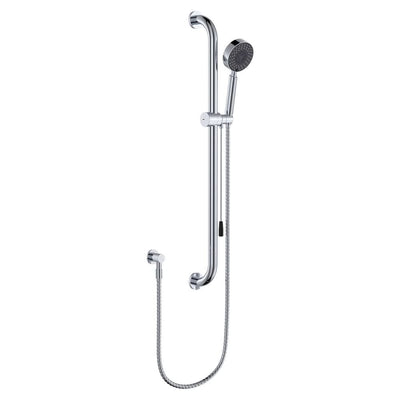 Fienza Stella Care Shower Support Grab Rail With Push Pull Slider, Chrome