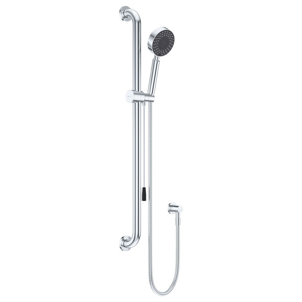 Fienza Stella Care Shower Support Grab Rail With Push Pull Slider, Chrome