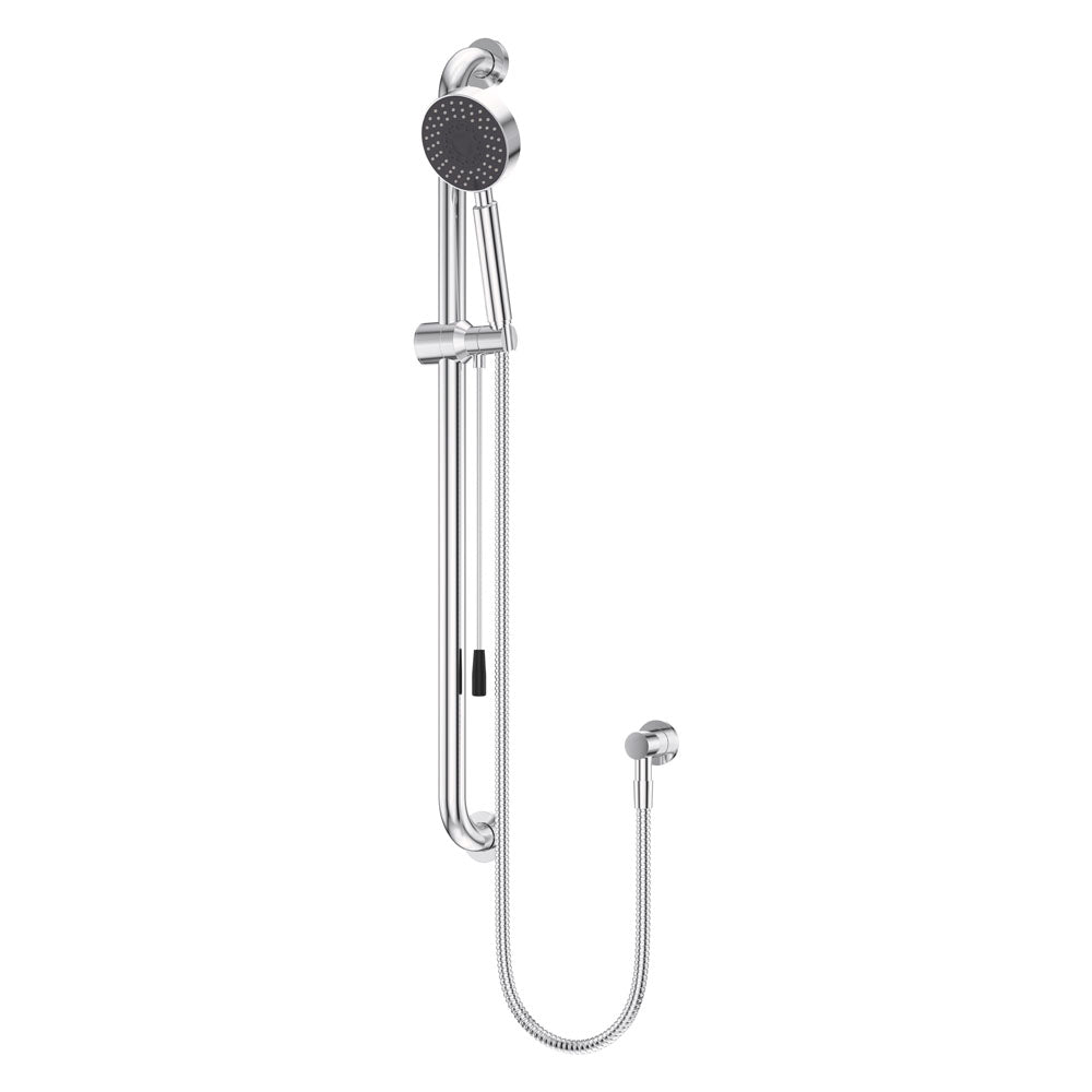 Fienza Stella Care Shower Support Grab Rail With Push Pull Slider, Chrome