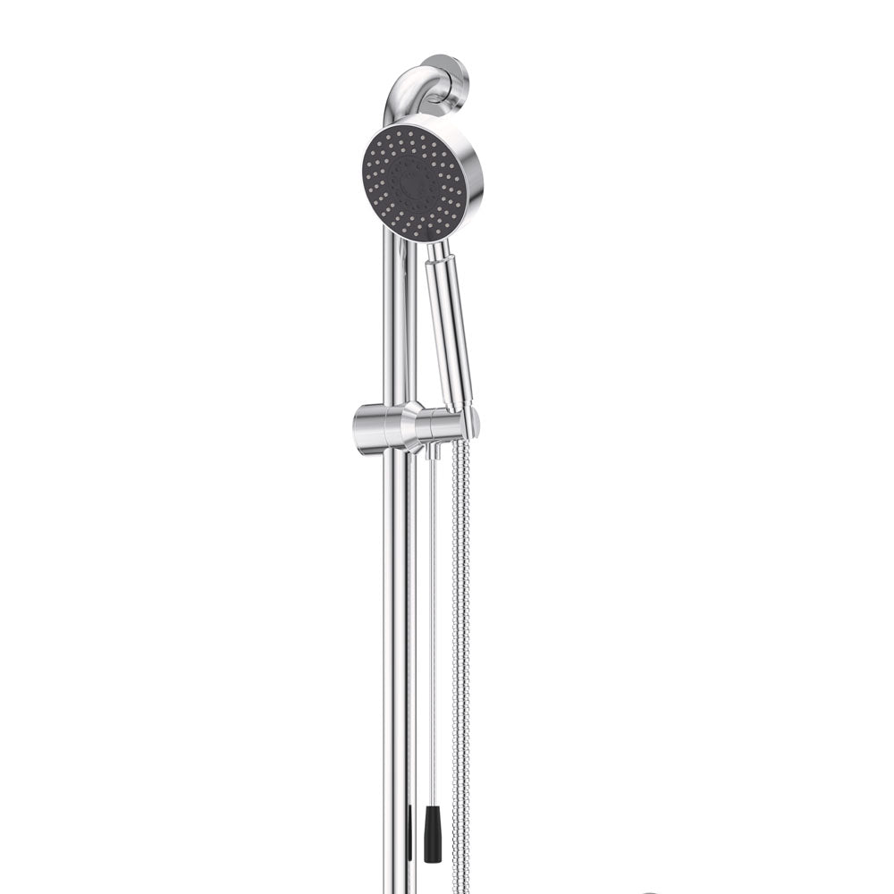 Fienza Stella Care Shower Support Grab Rail With Push Pull Slider, Chrome
