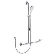 Fienza Luciana Care As1428 T Rail Shower With Push Pull Slider Left Hand * *, Chrome