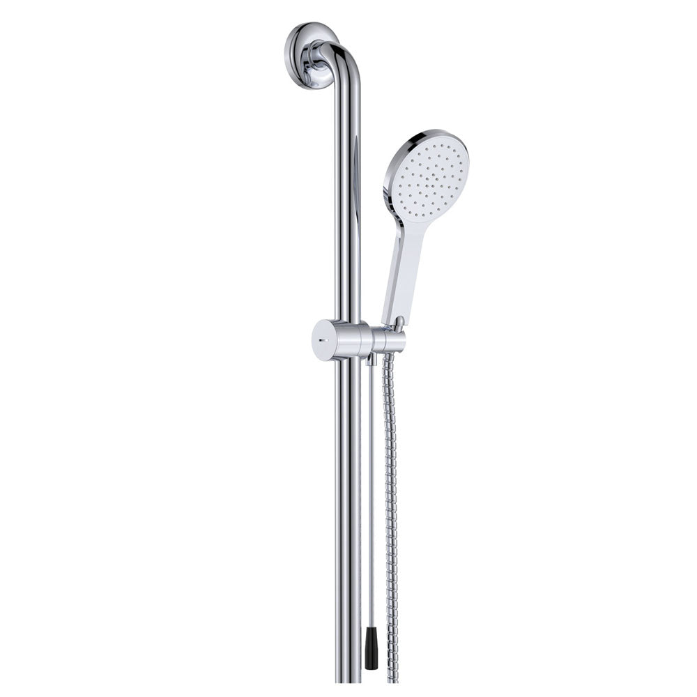 Fienza Luciana Care As1428 T Rail Shower With Push Pull Slider Left Hand * *, Chrome