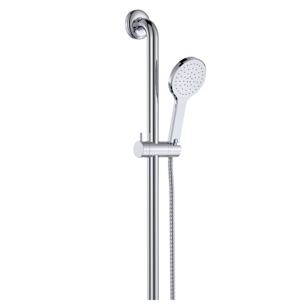 Fienza Luciana Care Inverted T Rail Shower Left Hand, Chrome