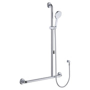 Fienza Luciana Care As1428 T Rail Shower With Push Pull Slider Right Hand * *, Chrome