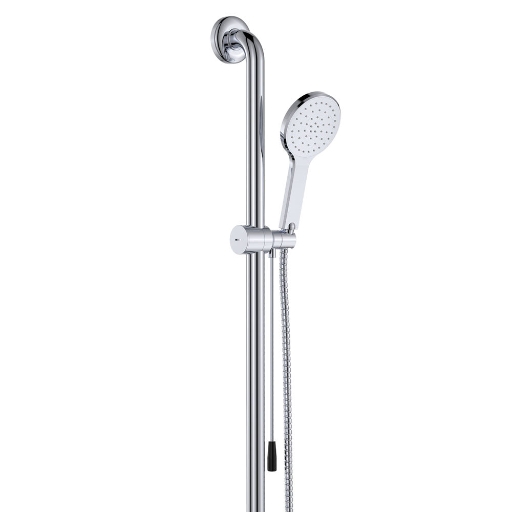 Fienza Luciana Care As1428 T Rail Shower With Push Pull Slider Right Hand * *, Chrome