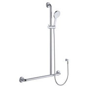 Fienza Luciana Care Inverted T Rail Shower Right Hand, Chrome
