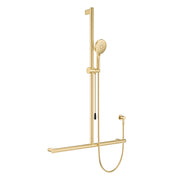 Fienza Care Inverted Tbar Rail Shower Set With Push/Pull Slider * *, Urban Brass