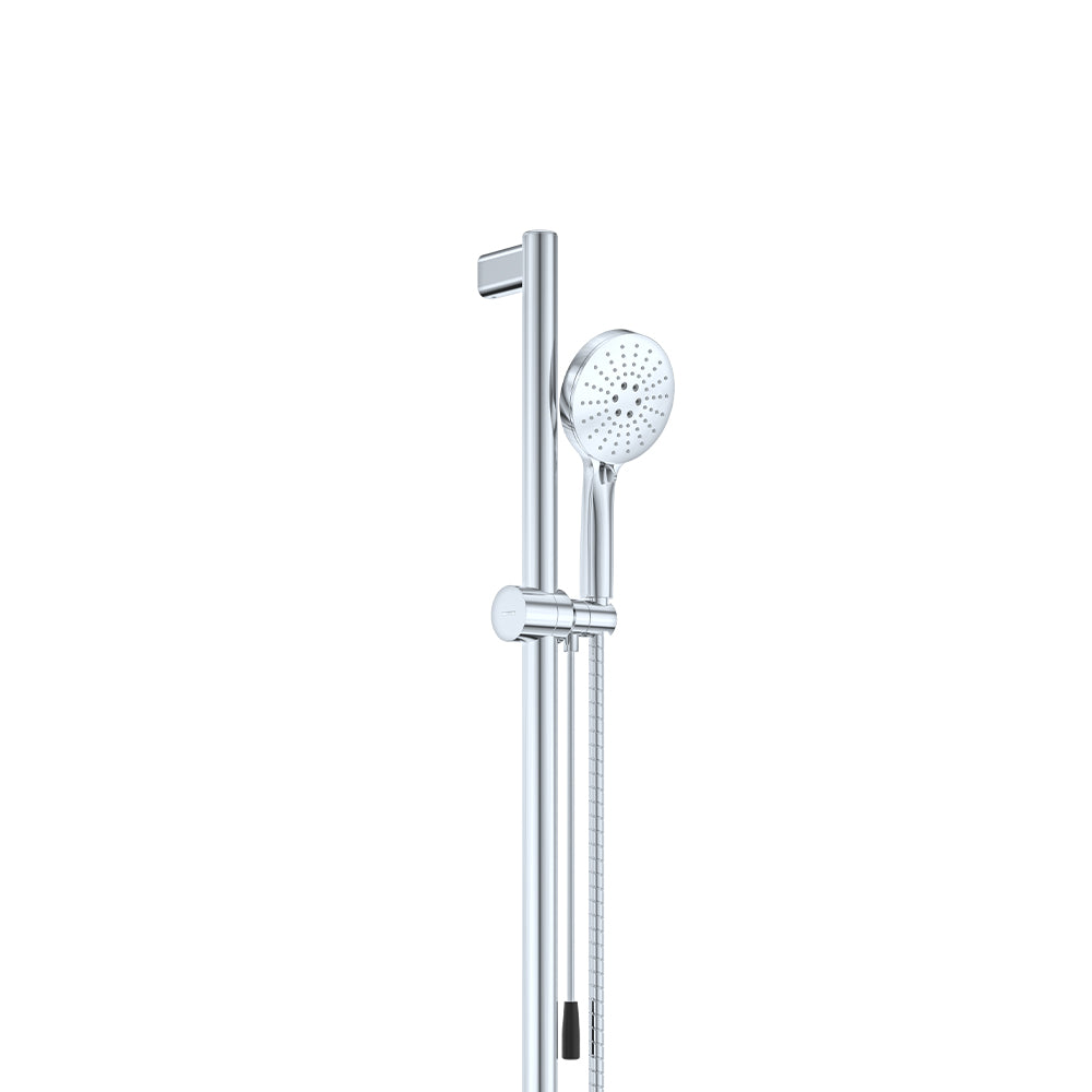 Fienza Care 900mm Rail Shower Set With Push/Pull Slider * *, Chrome