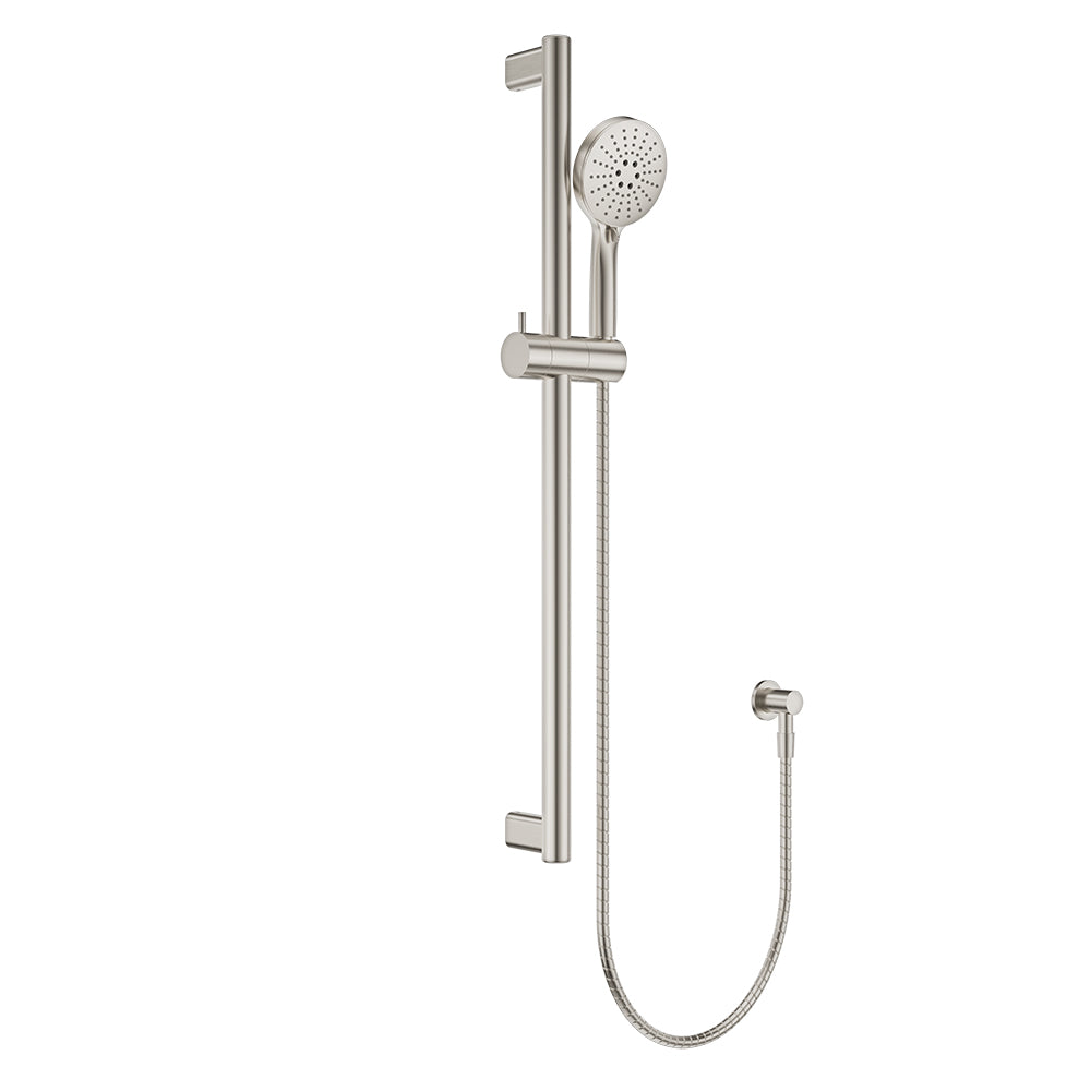 Fienza Care 900mm Rail Shower Set, Brushed Nickel