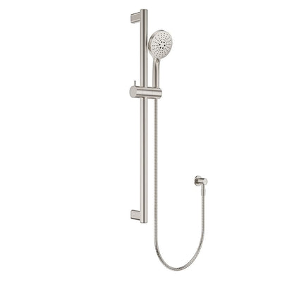Fienza Care 900mm Rail Shower Set, Brushed Nickel