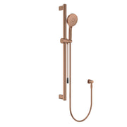 Fienza Care 900mm Rail Shower Set With Push/Pull Slider * *, Brushed Copper