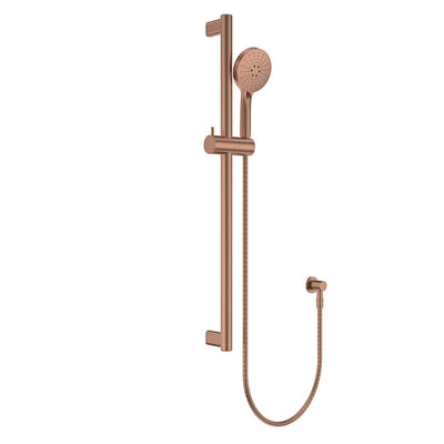 Fienza Care 900mm Rail Shower Set, Brushed Copper
