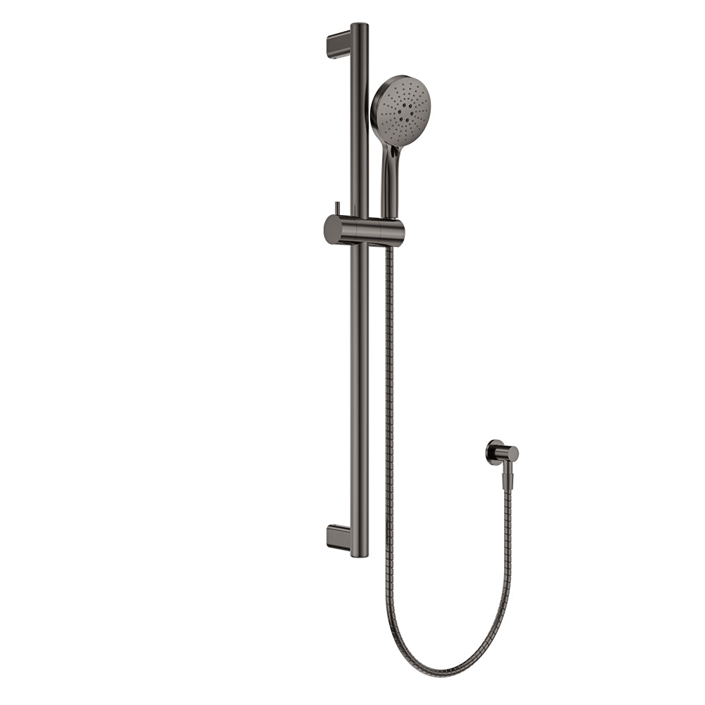 Fienza Care 900mm Rail Shower Set, Gun Metal