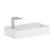 Fienza Ralph 450mm Basin Top Only with Overflow 1TH, Gloss White