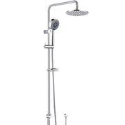 Fienza Michelle Multifunction Twin Rail Shower With Soap Basket, Chrome