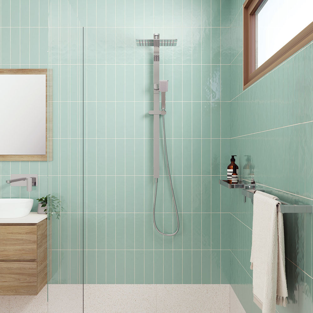 Fienza Koko Twin Rail Shower, Chrome