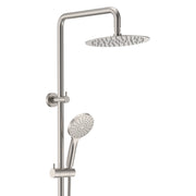 Fienza Kaya/Hustle Twin Rail Shower, Brushed Nickel