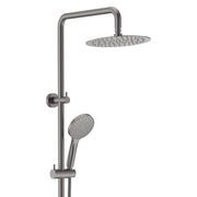 Fienza Kaya Twin Rail Shower, Gun Metal