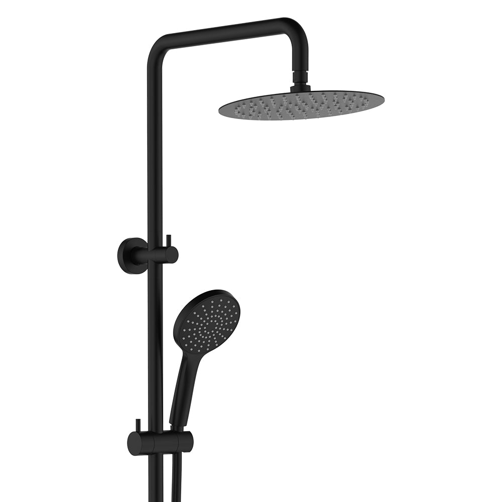 Fienza Kaya/Hustle Twin Rail Shower, Matte Black