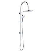 Fienza Empire Slim Curved Twin Shower, Chrome