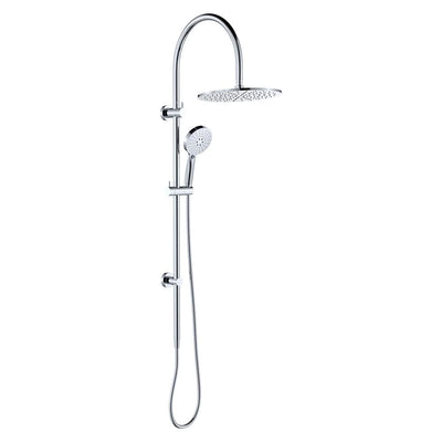 Fienza Empire Slim Curved Twin Shower, Chrome