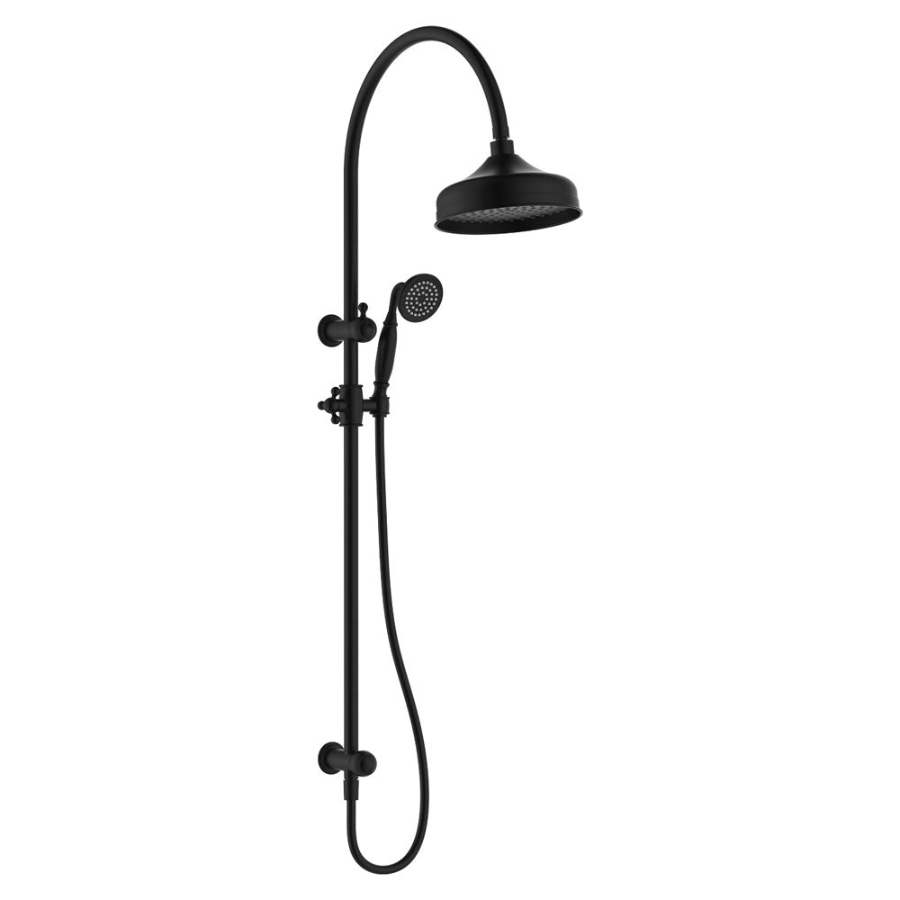 Fienza Lillian Twin Shower, Matte Black