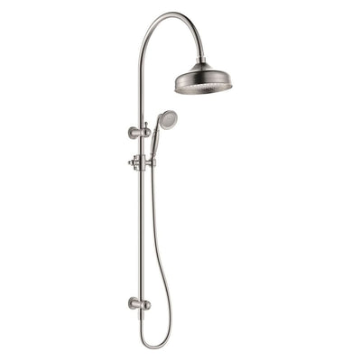 Fienza Lillian Twin Shower, Brushed Nickel