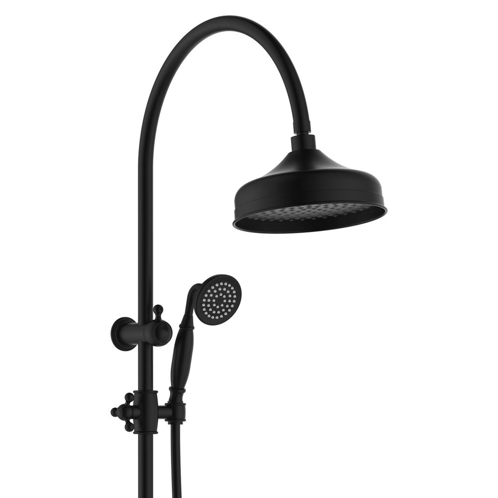 Fienza Lillian Twin Shower, Matte Black