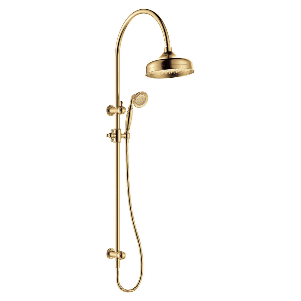 Fienza Lillian Twin Shower, Urban Brass