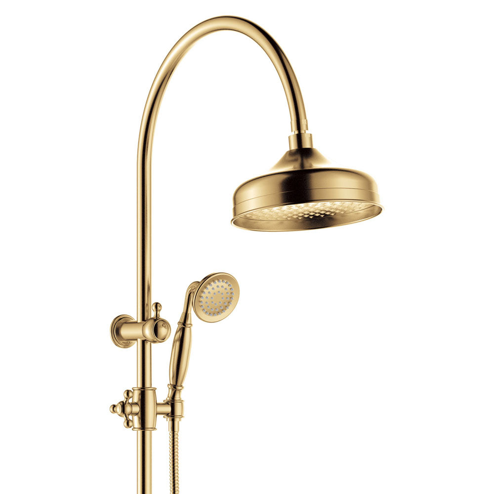 Fienza Lillian Twin Shower, Urban Brass