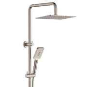 Fienza Tono Twin Shower, Brushed Nickel