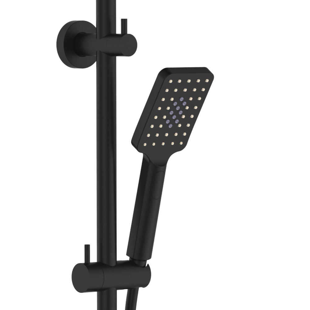Fienza Tono Twin Shower, Matte Black