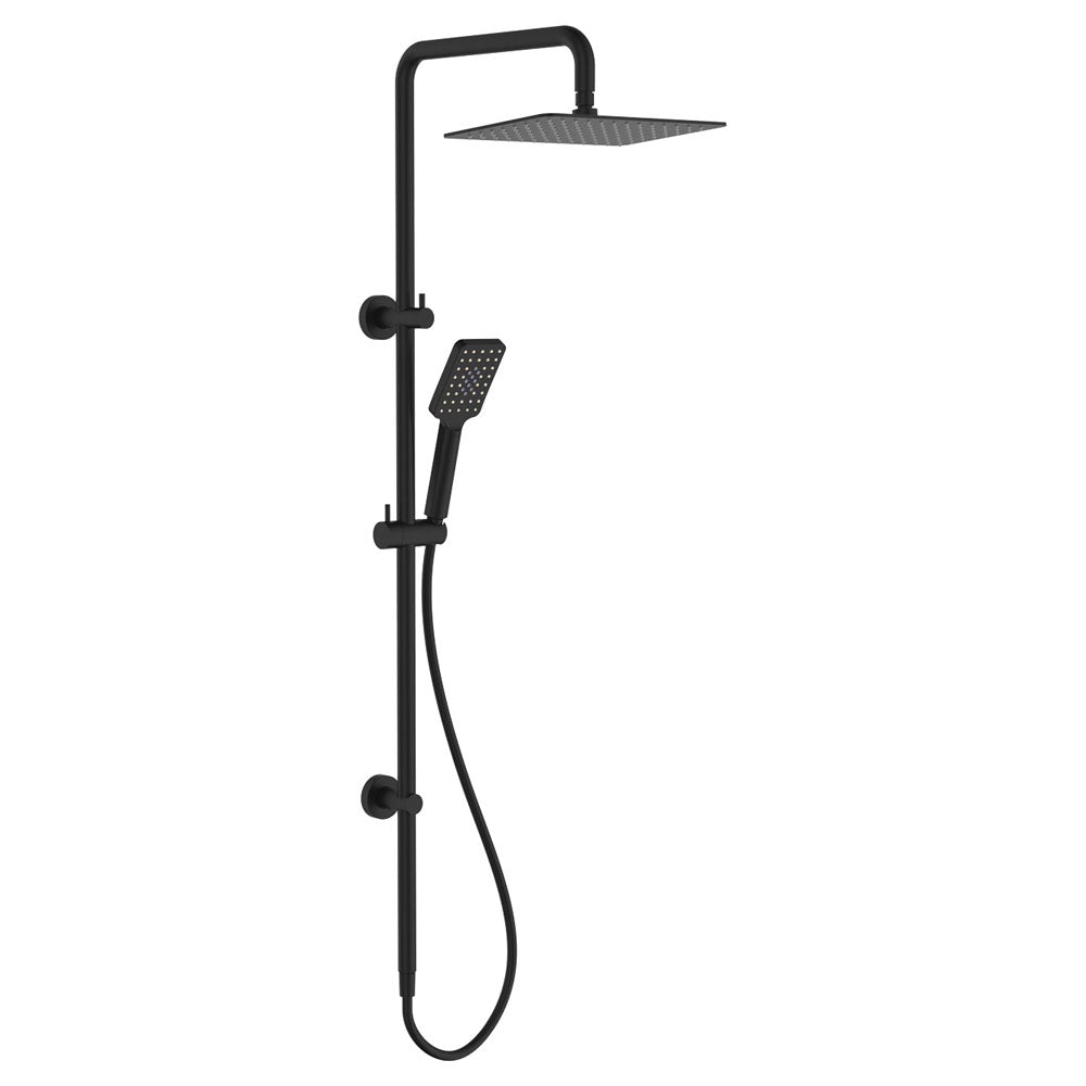 Fienza Tono Twin Shower, Matte Black