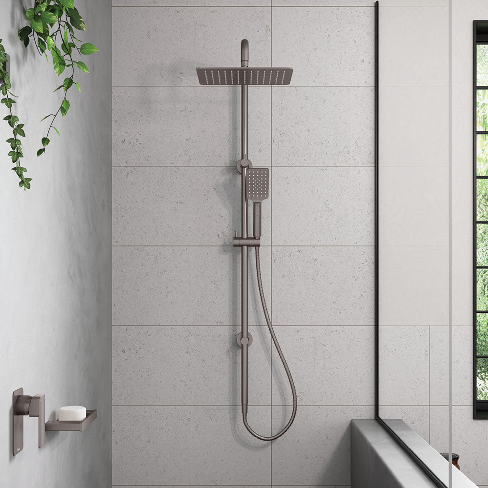 Fienza Tono Twin Shower, Gun Metal