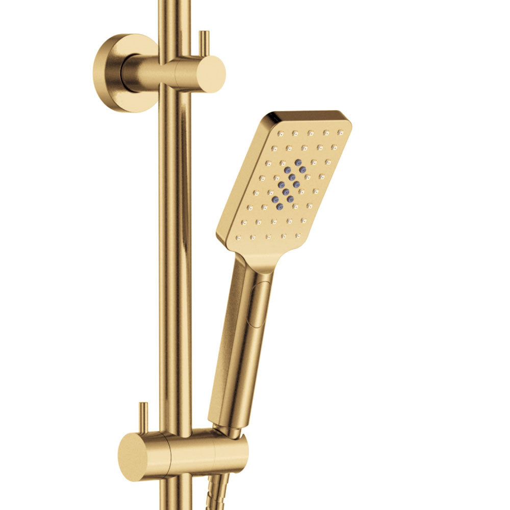 Fienza Tono Twin Shower, Urban Brass