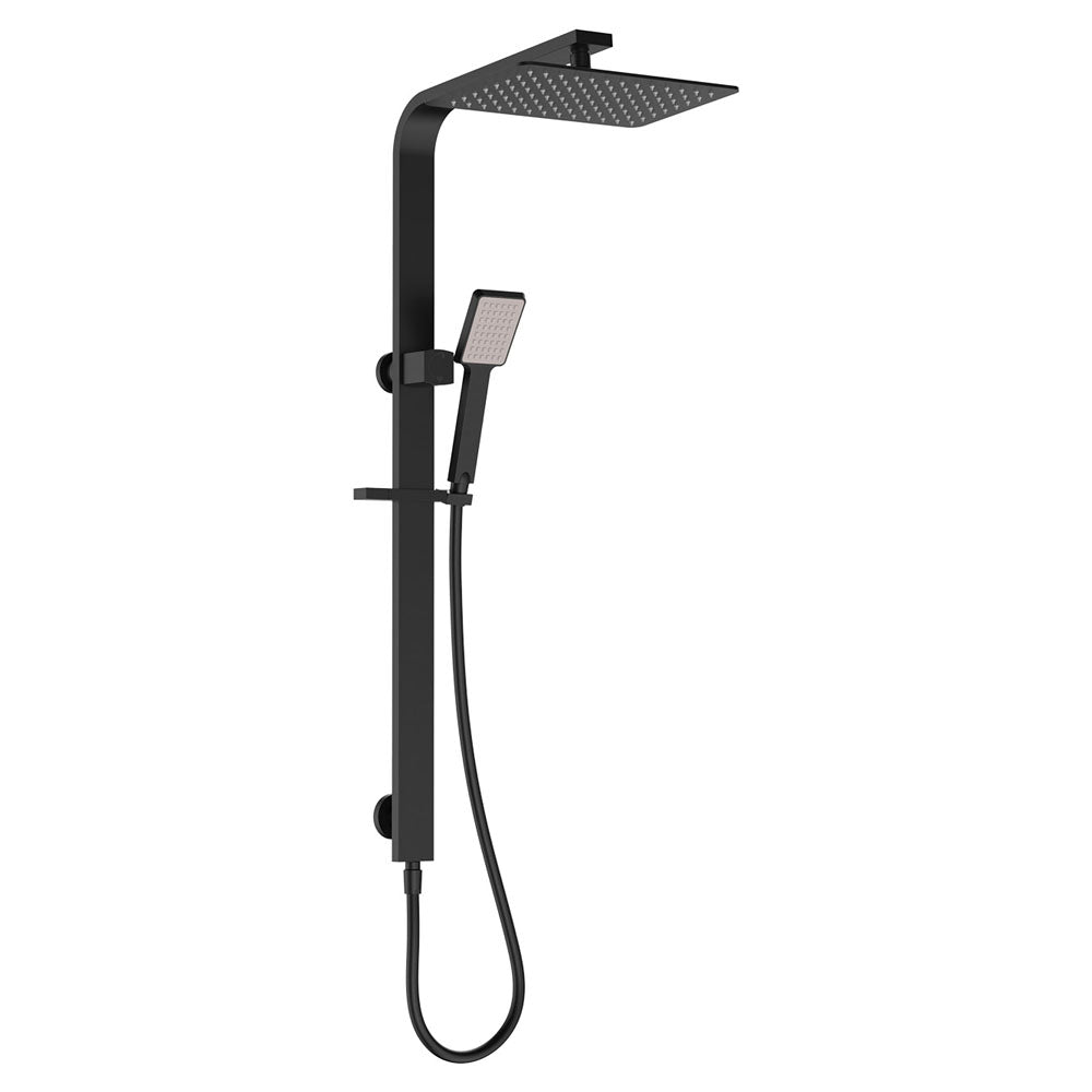 Fienza Koko Deluxe Twin Shower, Matte Black