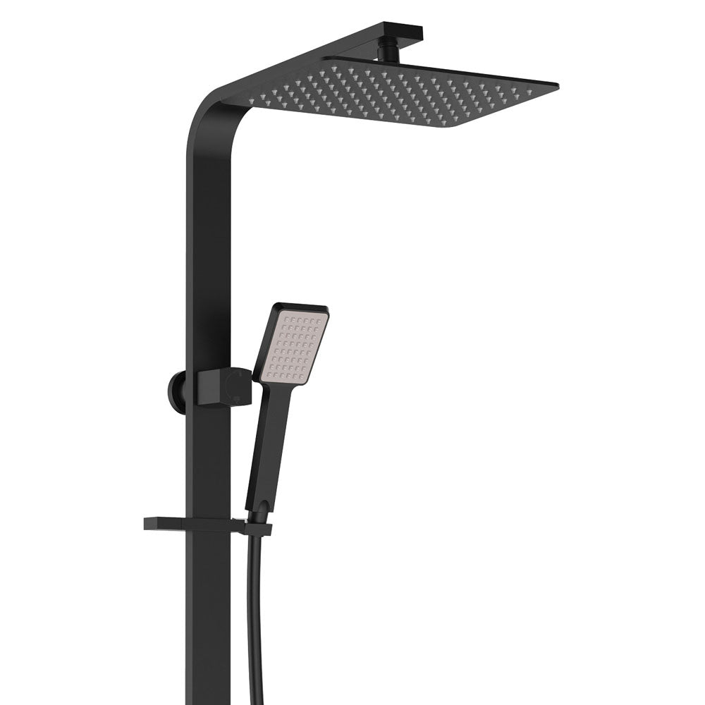 Fienza Koko Deluxe Twin Shower, Matte Black