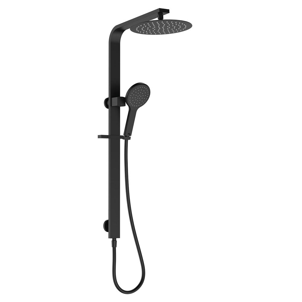 Fienza Kaya Deluxe Twin Shower, Matte Black