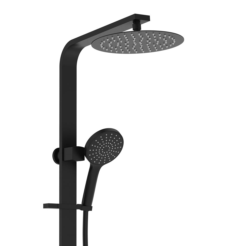 Fienza Kaya Deluxe Twin Shower, Matte Black