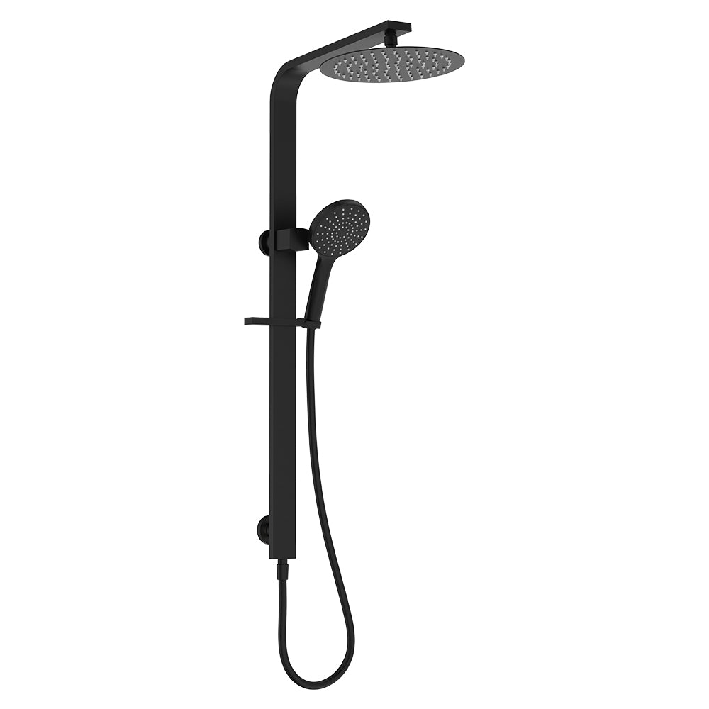 Fienza Kaya Deluxe Twin Shower, Matte Black